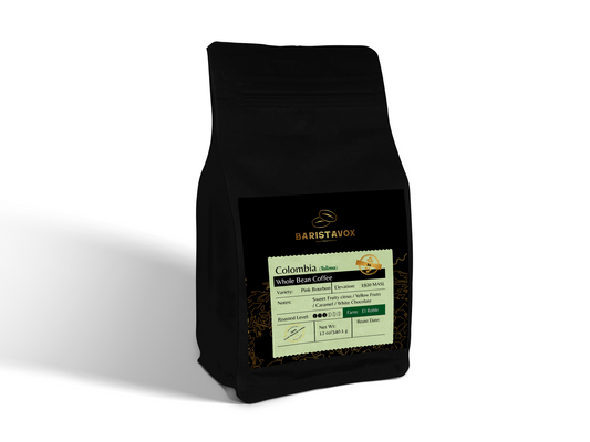 Colombia single origin coffee el roble pink bourbon